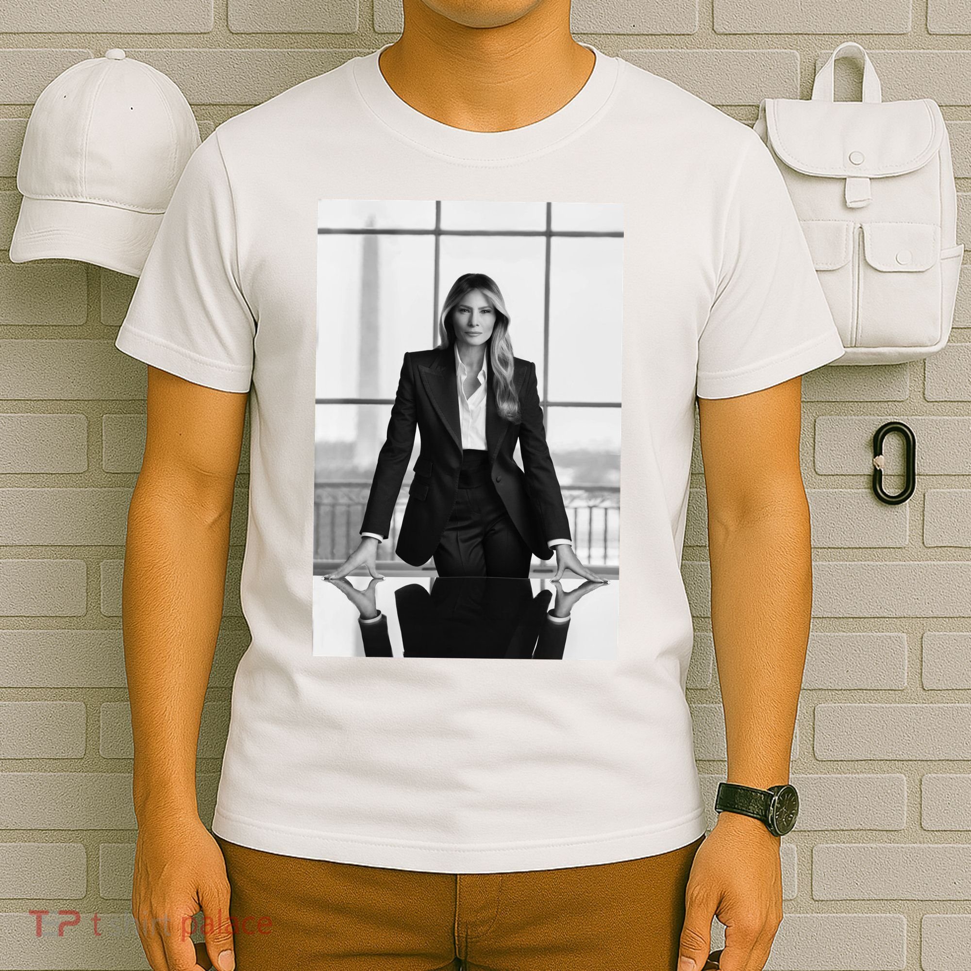 Melania Trump First Lady Official White House Portrait T-Shirt