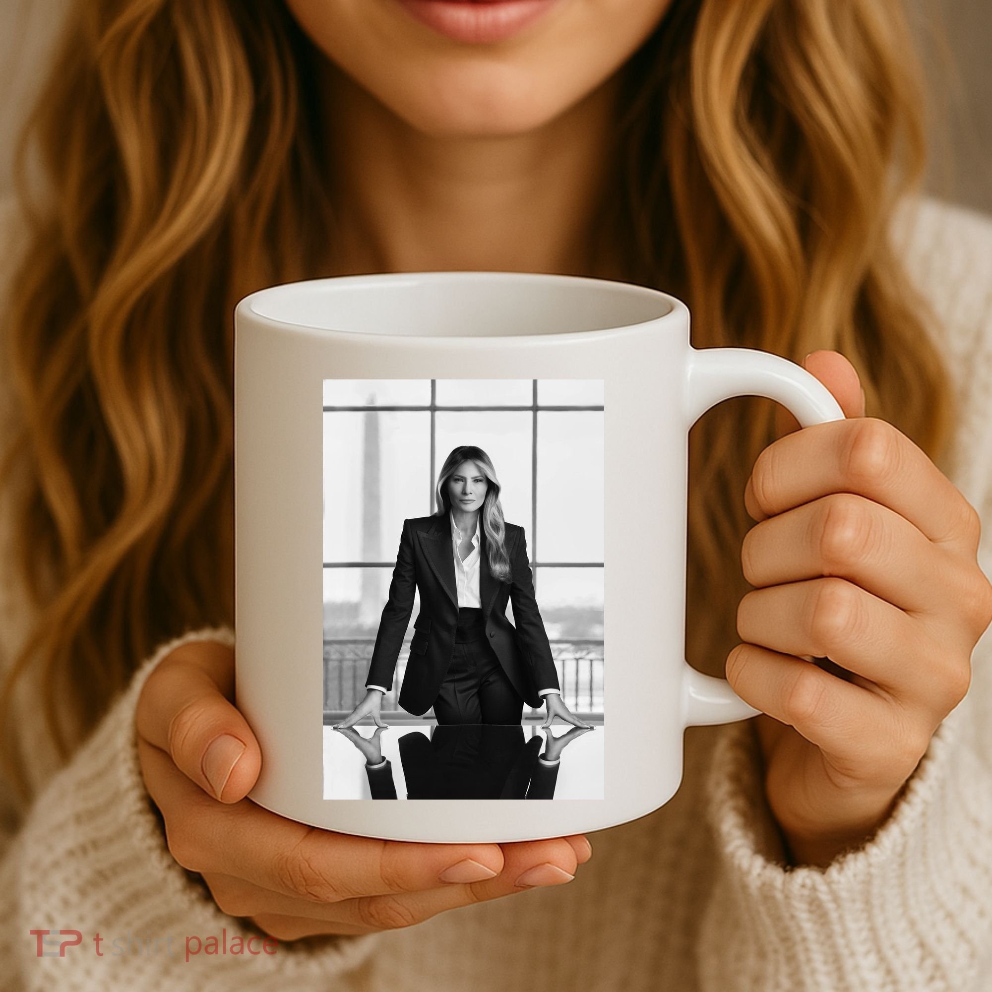 Melania Trump First Lady Official White House Portrait Coffee Mug