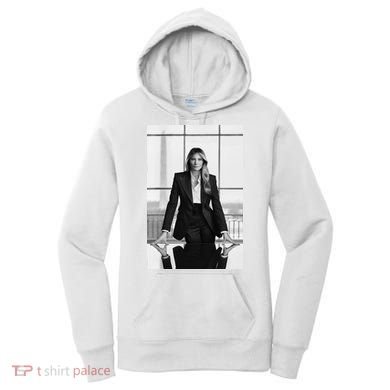 Melania Trump First Lady Official White House Portrait Women's Hoodie
