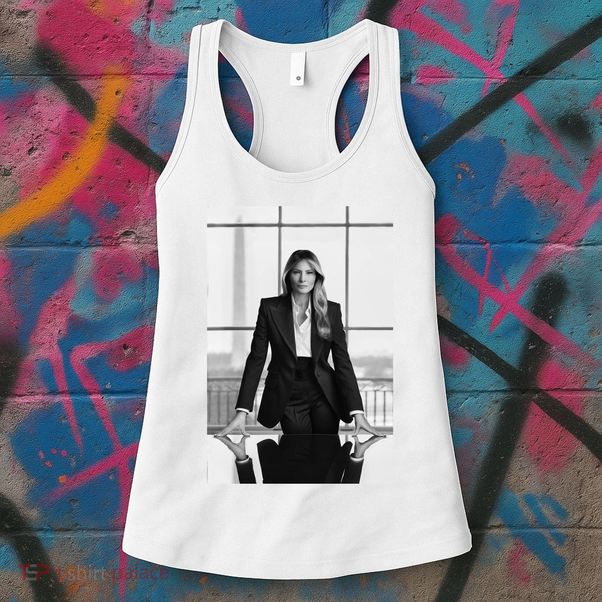 Melania Trump First Lady Official White House Portrait Women's Tank Top
