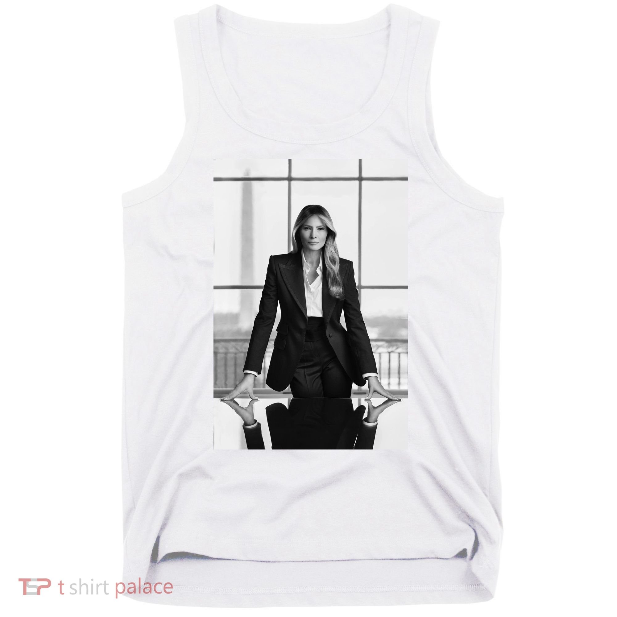Melania Trump First Lady Official White House Portrait Tank Top