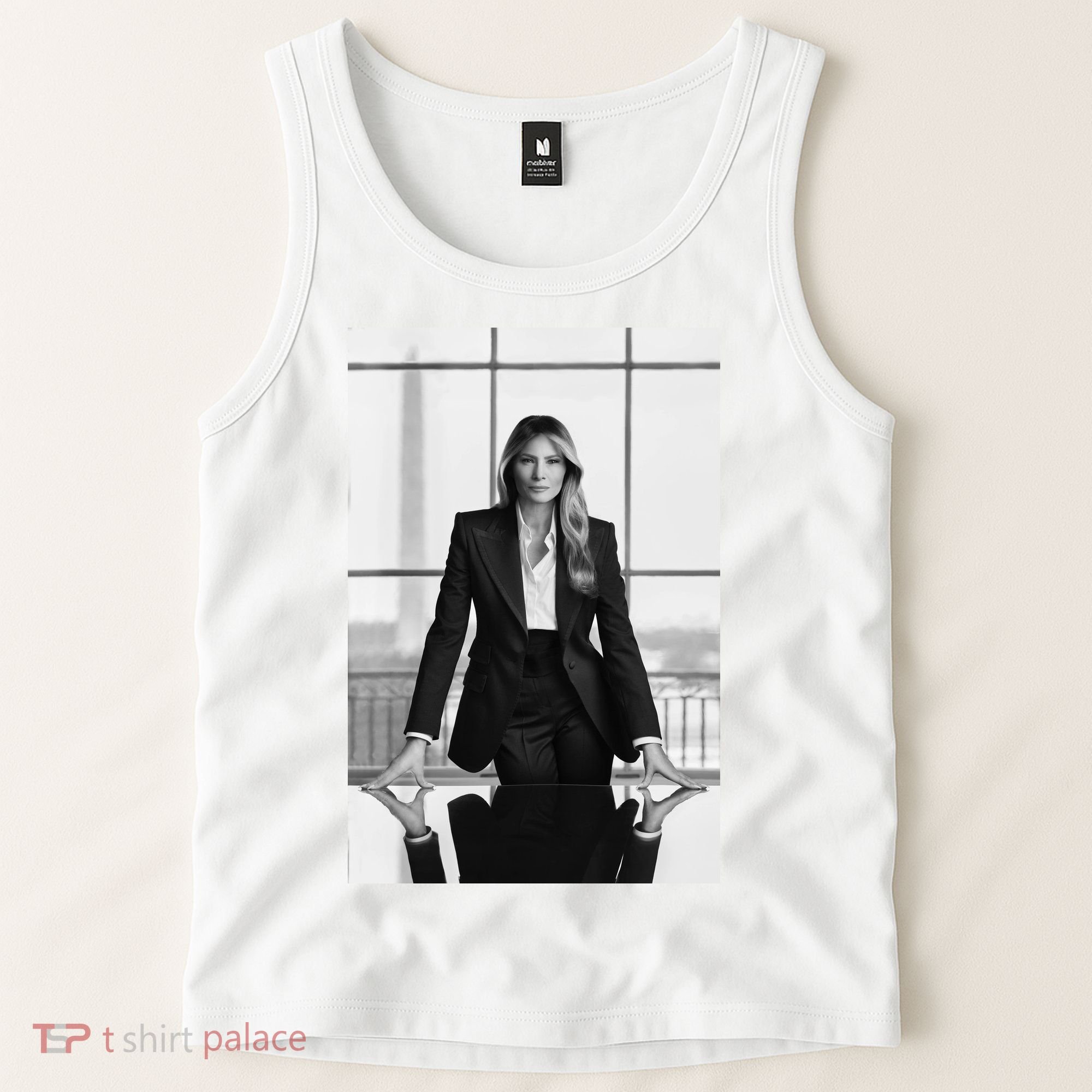 Melania Trump First Lady Official White House Portrait Tank Top