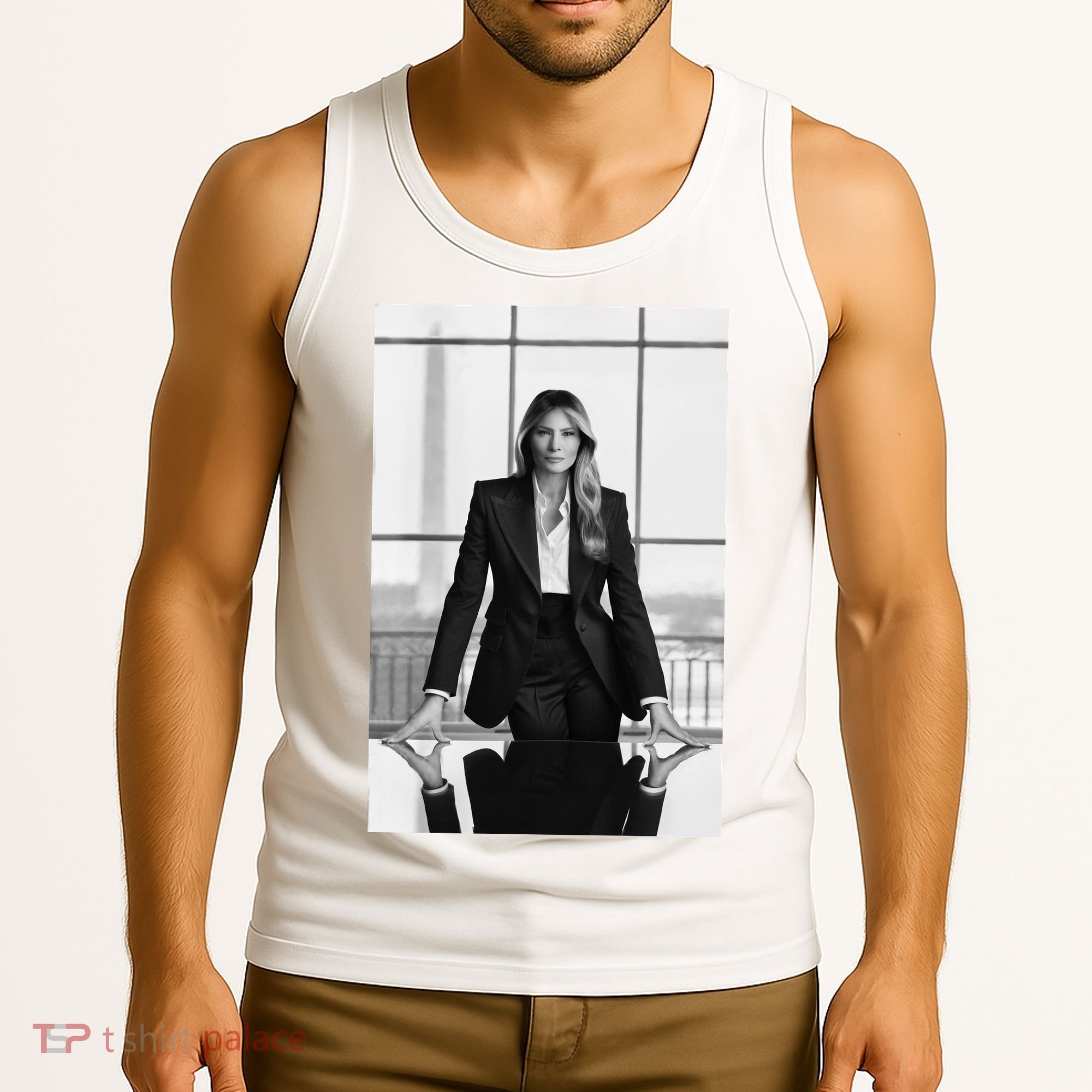 Melania Trump First Lady Official White House Portrait Tank Top