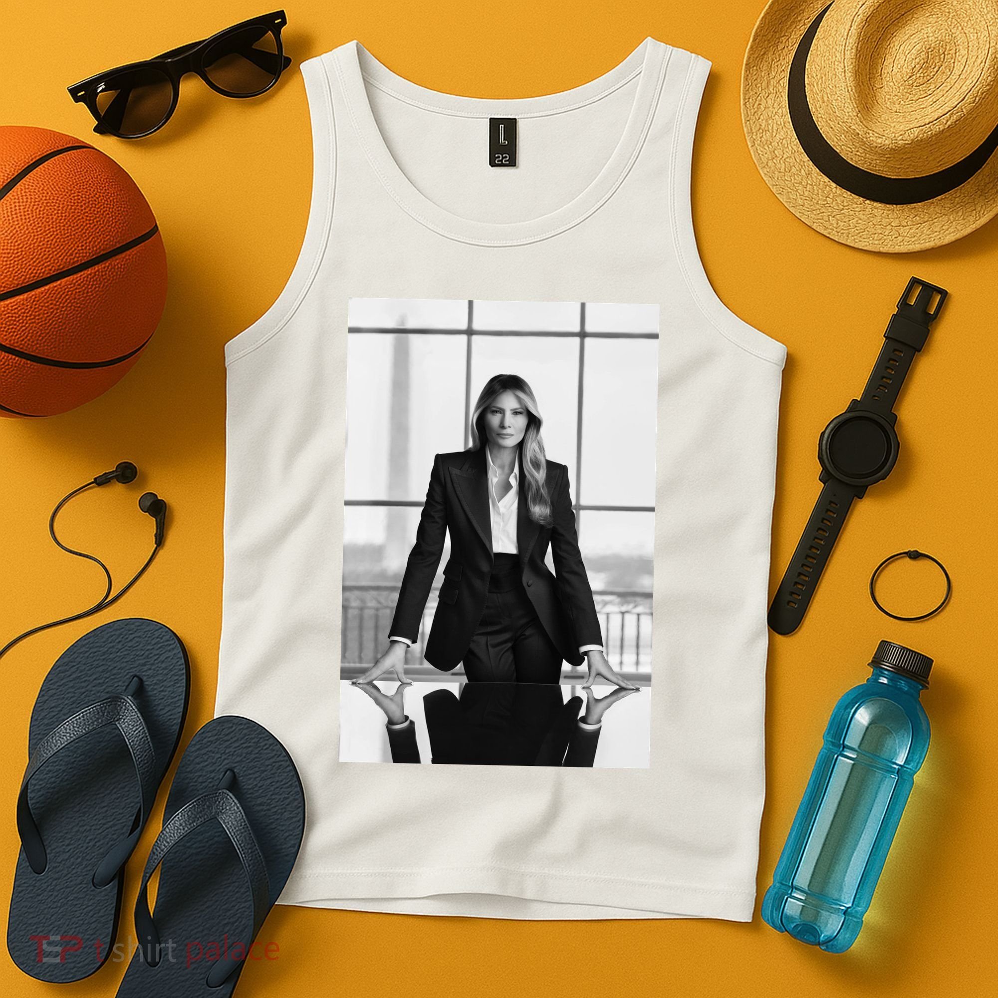 Melania Trump First Lady Official White House Portrait Tank Top