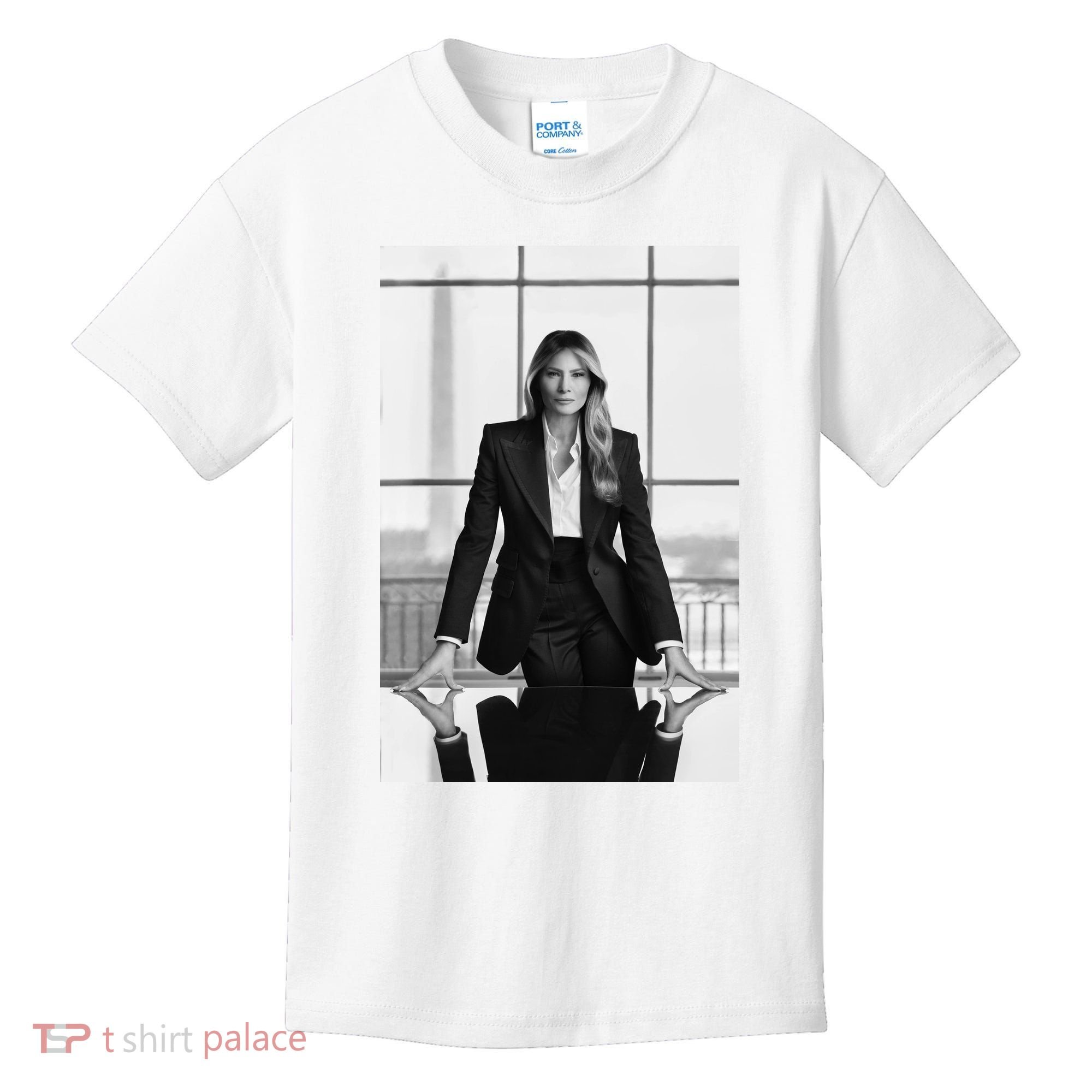 Melania Trump First Lady Official White House Portrait Kids T-Shirt