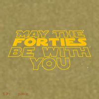 May the Forties Be With You Funny 40th Birthday Gift  Garment-Dyed Women's Muscle Tee thumb 6