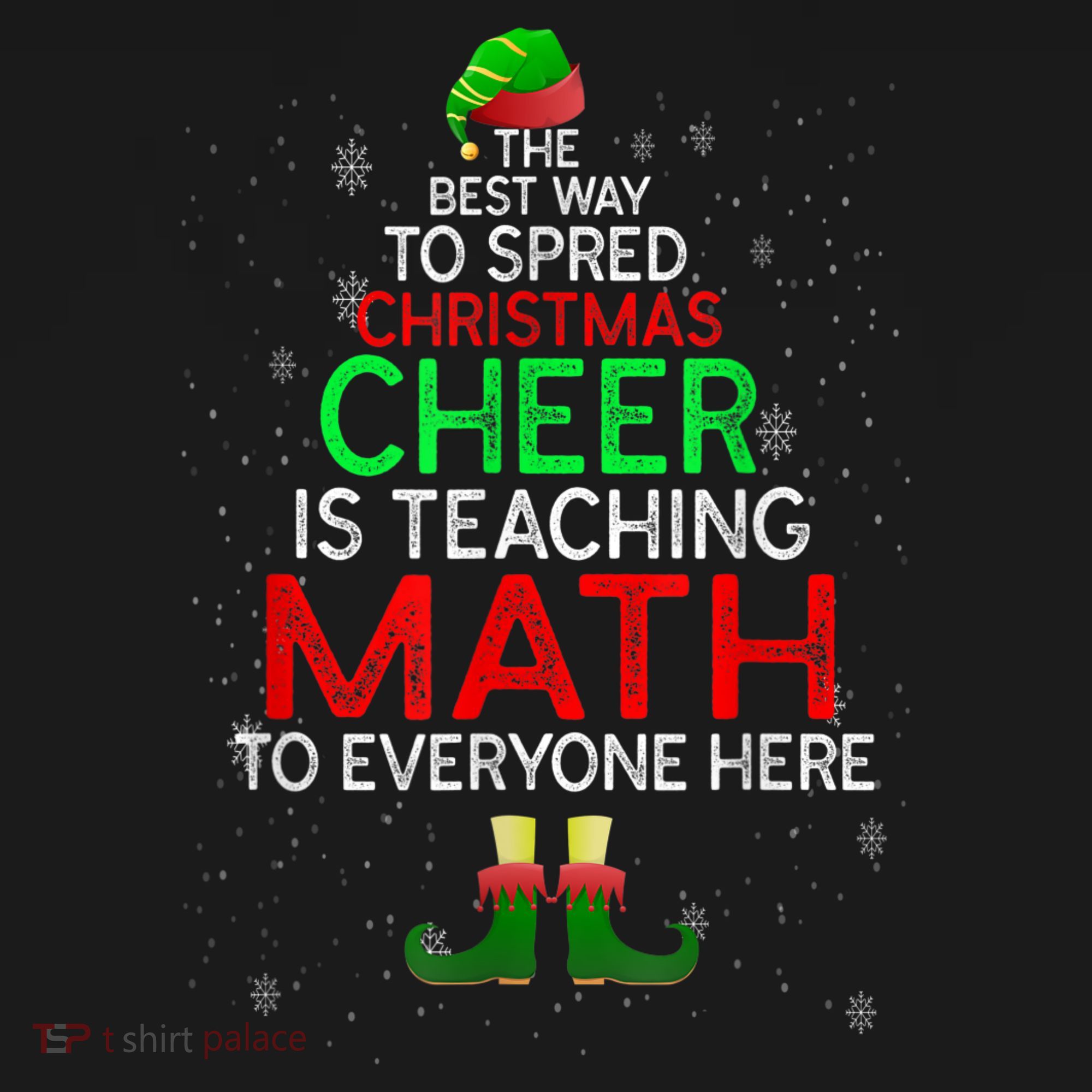 Math Teacher Funny Quote Christmas USA-Made Doggie Bandana