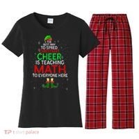 Math Teacher Funny Quote Christmas Women's Flannel Pajama Set thumb 0
