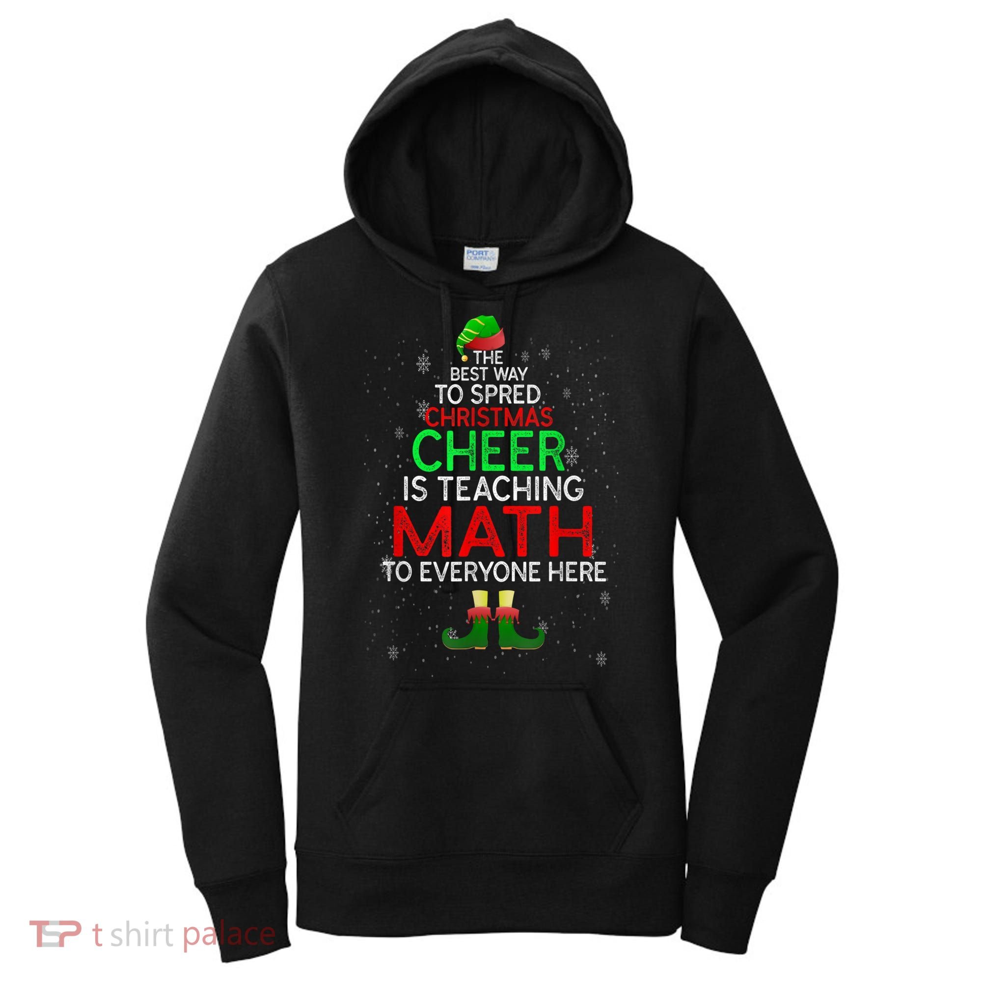Math Teacher Funny Quote Christmas Women's Hoodie