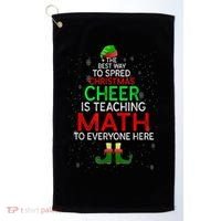 Math Teacher Funny Quote Christmas Golf Towel thumb 0