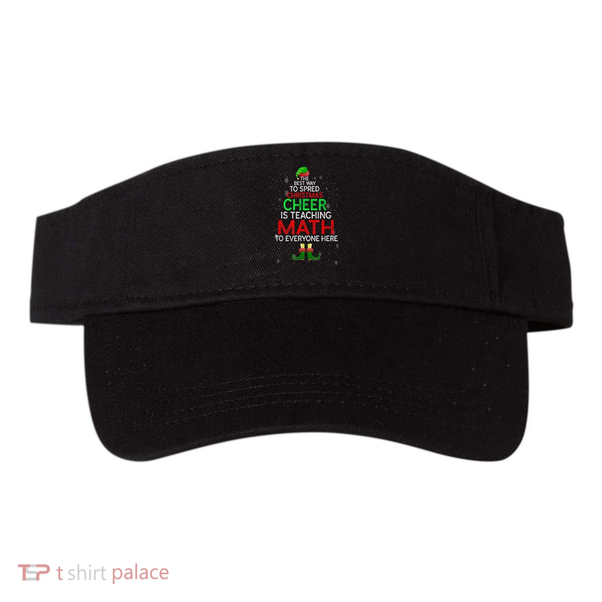 Math Teacher Funny Quote Christmas Visor