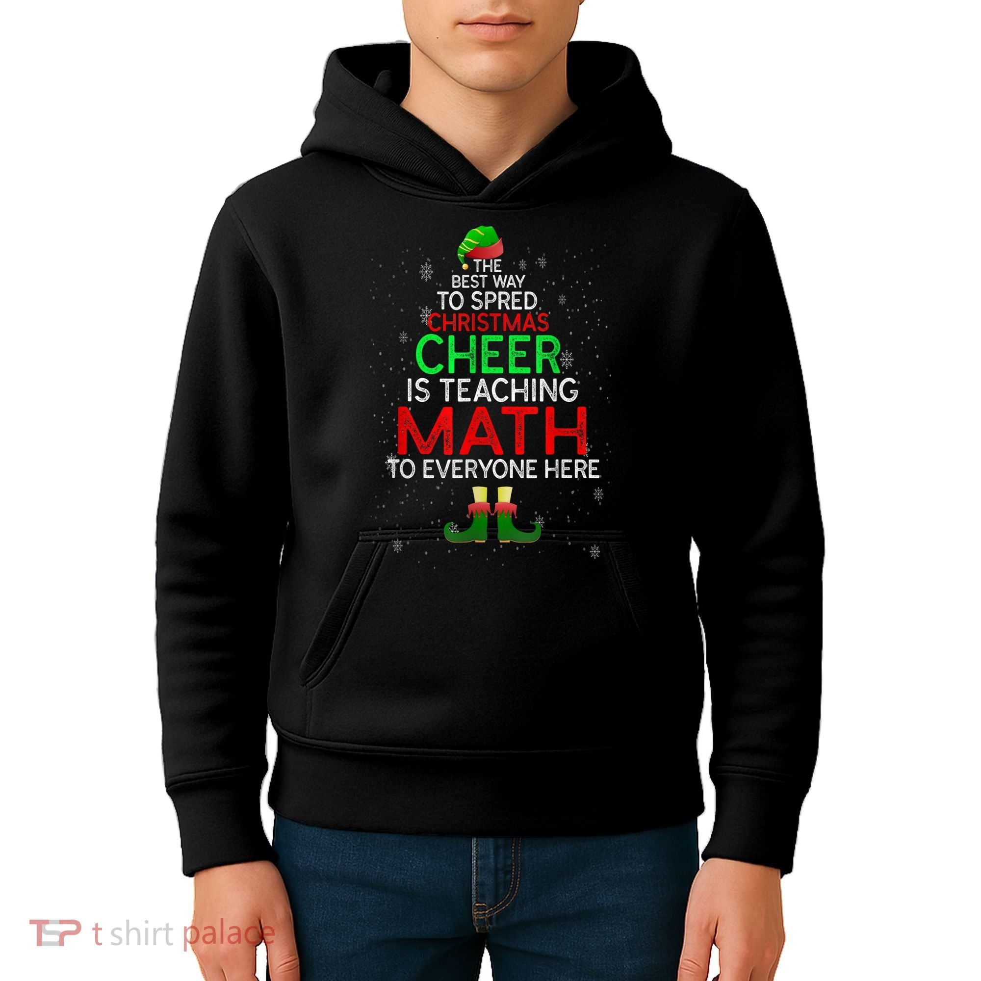 Math Teacher Funny Quote Christmas Kids Hoodie