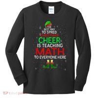 Math Teacher Funny Quote Christmas Kids Long Sleeve Shirt thumb 0