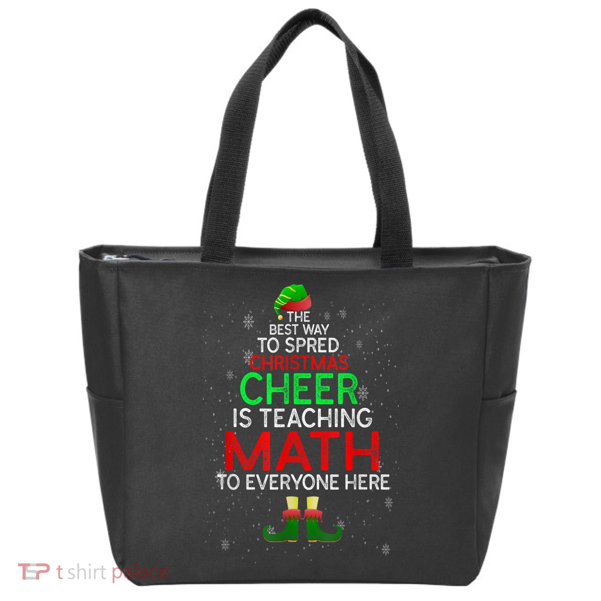 Math Teacher Funny Quote Christmas Tote Bag