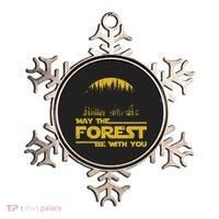 May The Forest Be With You Camping Gifts Scifi Nerd Ornament thumb 0