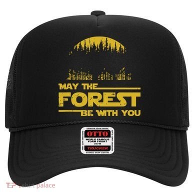 May The Forest Be With You Camping Gifts Scifi Nerd Hat