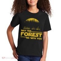 May The Forest Be With You Camping Gifts Scifi Nerd Kids T-Shirt thumb 2
