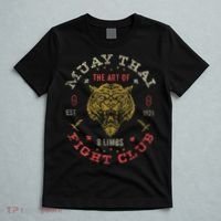 Muay Thai Fighter Vintage Twin Tiger Art Of 8 Limbs T-Shirt thumb 5