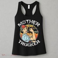 Mother Trucker Female CDL Semi Truck Driver Women's Tank Top thumb 3