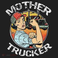 Mother Trucker Female CDL Semi Truck Driver Hat thumb 2