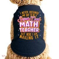 Math Teacher Funny Math Tee Math Lover Doggie Tank thumb 0