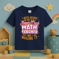 Math Teacher Funny Math Tee Math Lover Toddler T-Shirt thumb 3