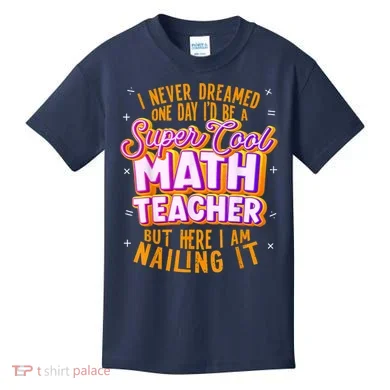 Math Teacher Funny Math Tee Math Lover Kids T-Shirt