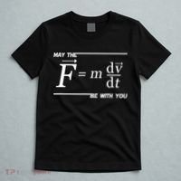 May The (F=m*dv/dt) Be With You Funny Gift For Physics Science T-Shirt thumb 5