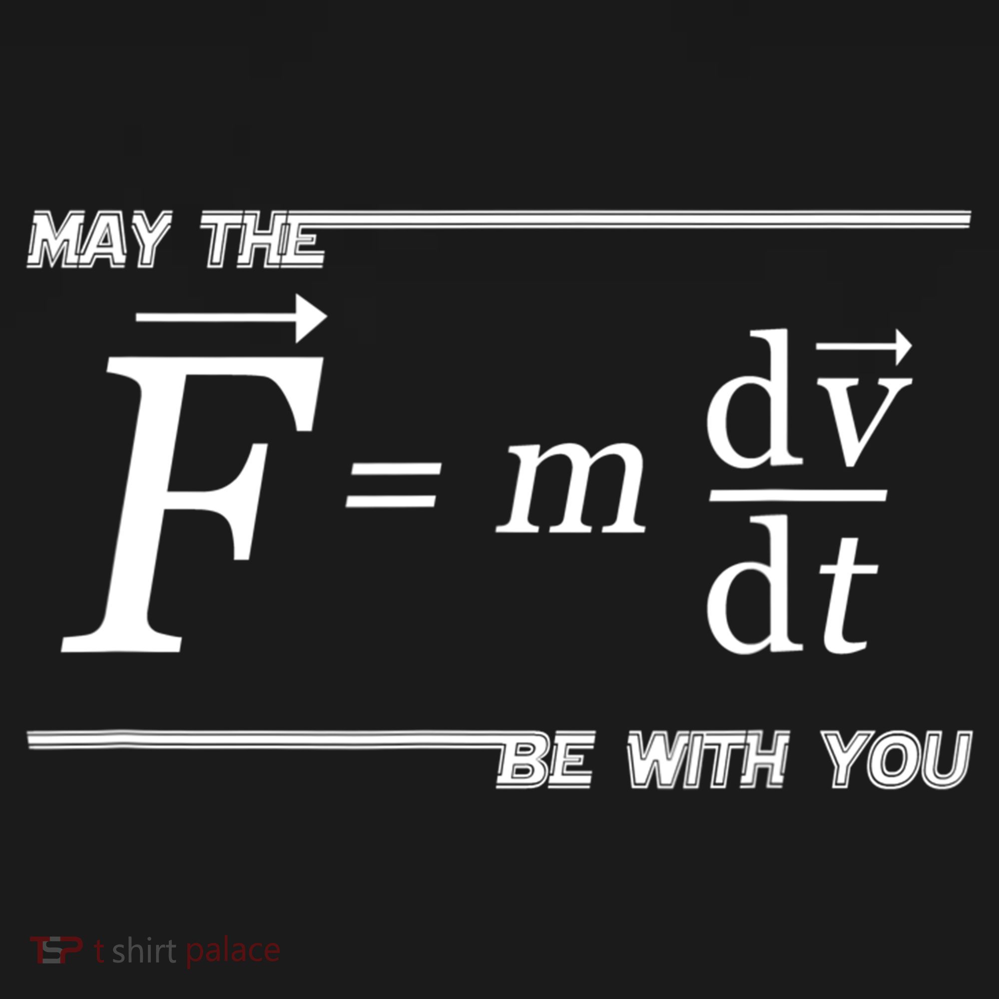 May The (F=m*dv/dt) Be With You Funny Gift For Physics Science Women's Tank Top