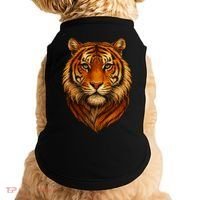 Majestic Tiger Face – Hyper Detailed Wild Animal Art Doggie Tank thumb 0