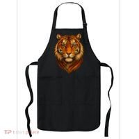 Majestic Tiger Face – Hyper Detailed Wild Animal Art Apron thumb 0