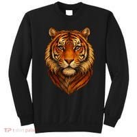Majestic Tiger Face – Hyper Detailed Wild Animal Art Sweatshirt thumb 0