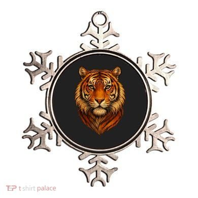 Majestic Tiger Face – Hyper Detailed Wild Animal Art Ornament