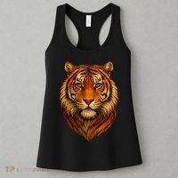 Majestic Tiger Face – Hyper Detailed Wild Animal Art Women's Tank Top thumb 3
