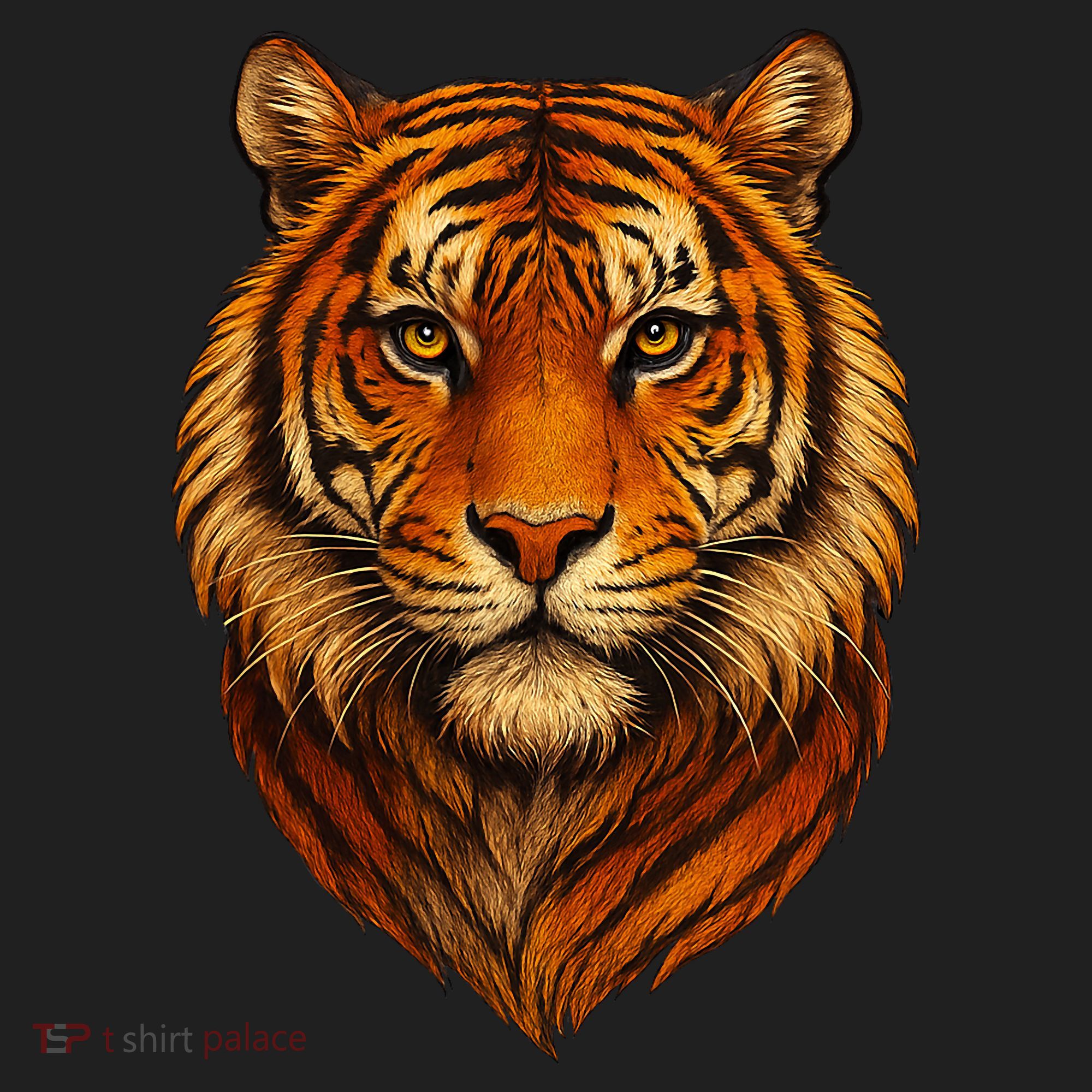 Majestic Tiger Face – Hyper Detailed Wild Animal Art Hat
