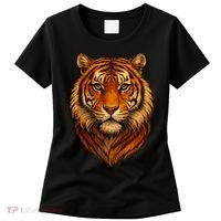 Majestic Tiger Face – Hyper Detailed Wild Animal Art Women's T-Shirt thumb 0