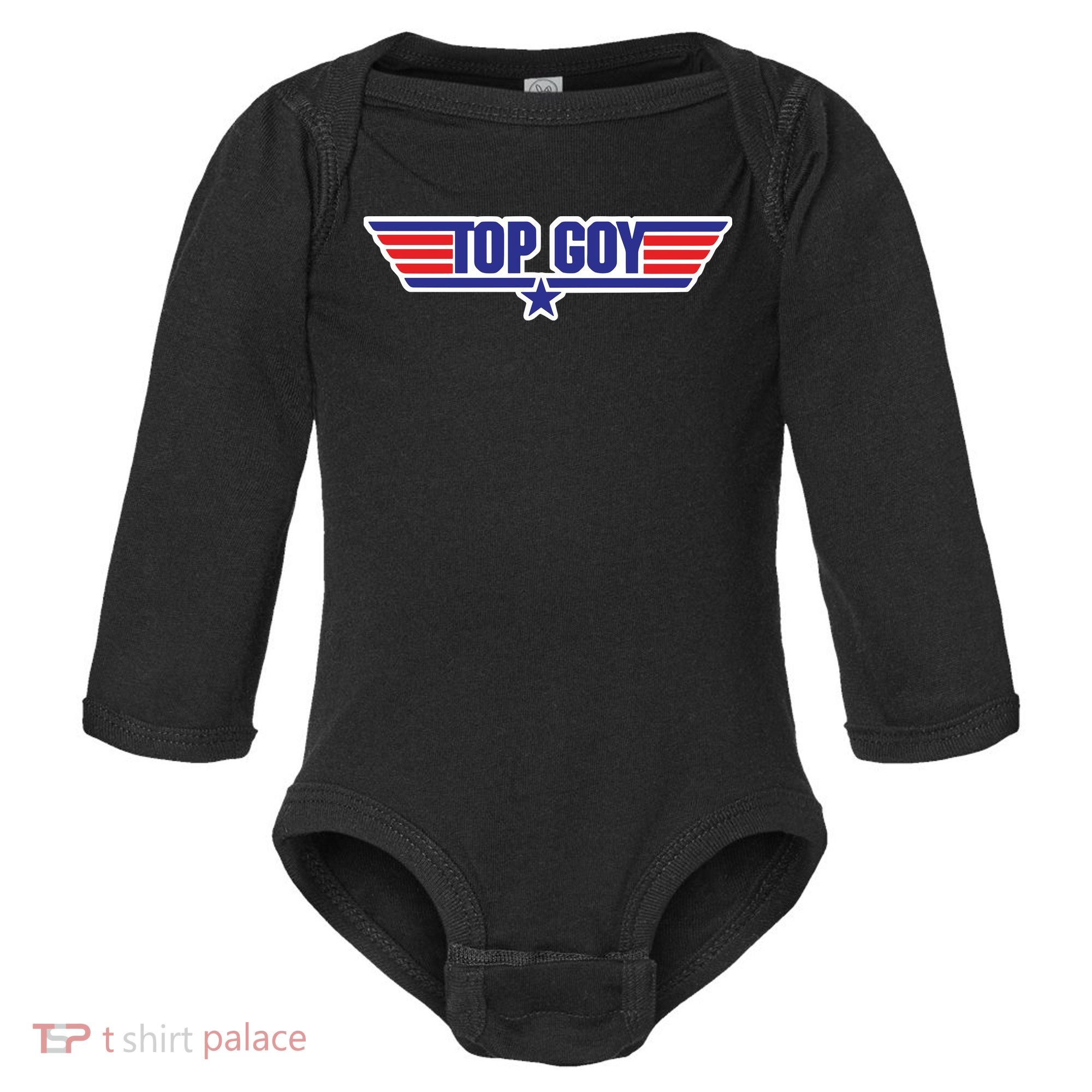 Maverick Top Goy Baby Long Sleeve Bodysuit