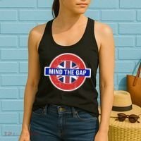 Mind The Gap Great London Vacation Tourist / Travel Gift Women's Tank Top thumb 2