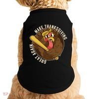 Make Thanksgiving Great Again Pro Trump Turkey Bat Doggie Tank thumb 0