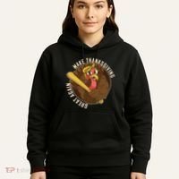 Make Thanksgiving Great Again Pro Trump Turkey Bat Hoodie thumb 5