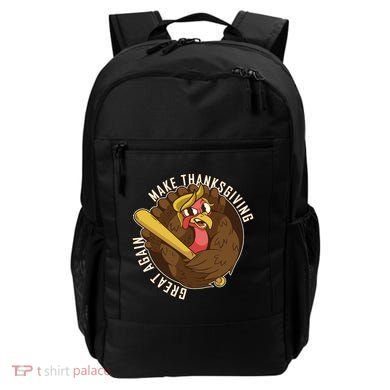 Make Thanksgiving Great Again Pro Trump Turkey Bat Backpack