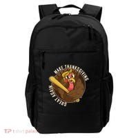 Make Thanksgiving Great Again Pro Trump Turkey Bat Backpack thumb 0
