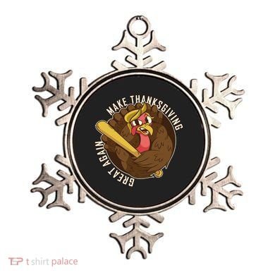 Make Thanksgiving Great Again Pro Trump Turkey Bat Ornament