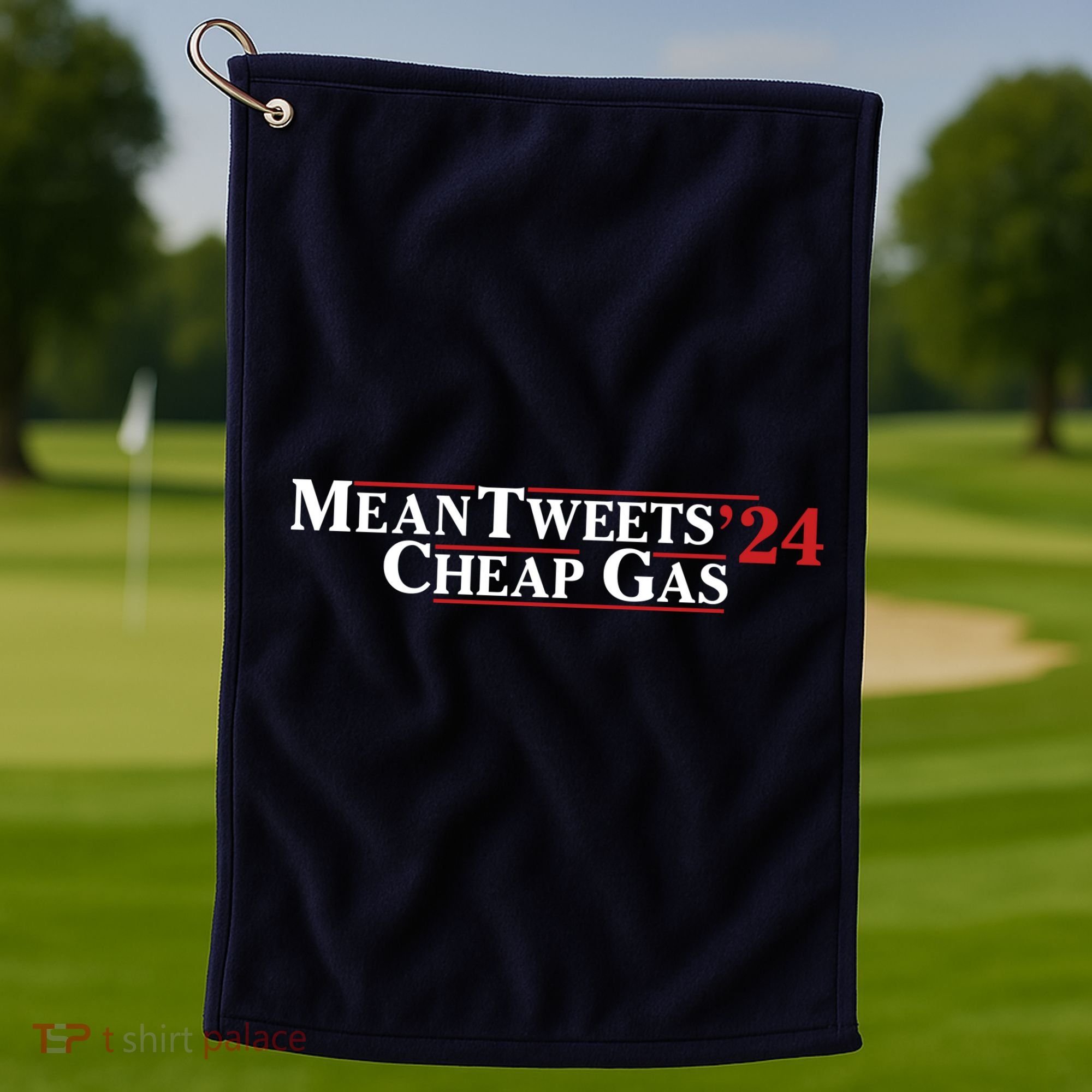 Mean Tweets Gas 2024 Golf Towel