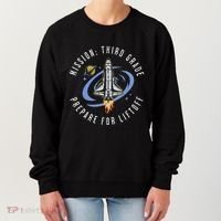 Mission Third Grade Space Rocket Back To School Vi Women's Sweatshirt thumb 0
