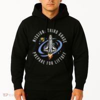 Mission Third Grade Space Rocket Back To School Vi Hoodie thumb 2