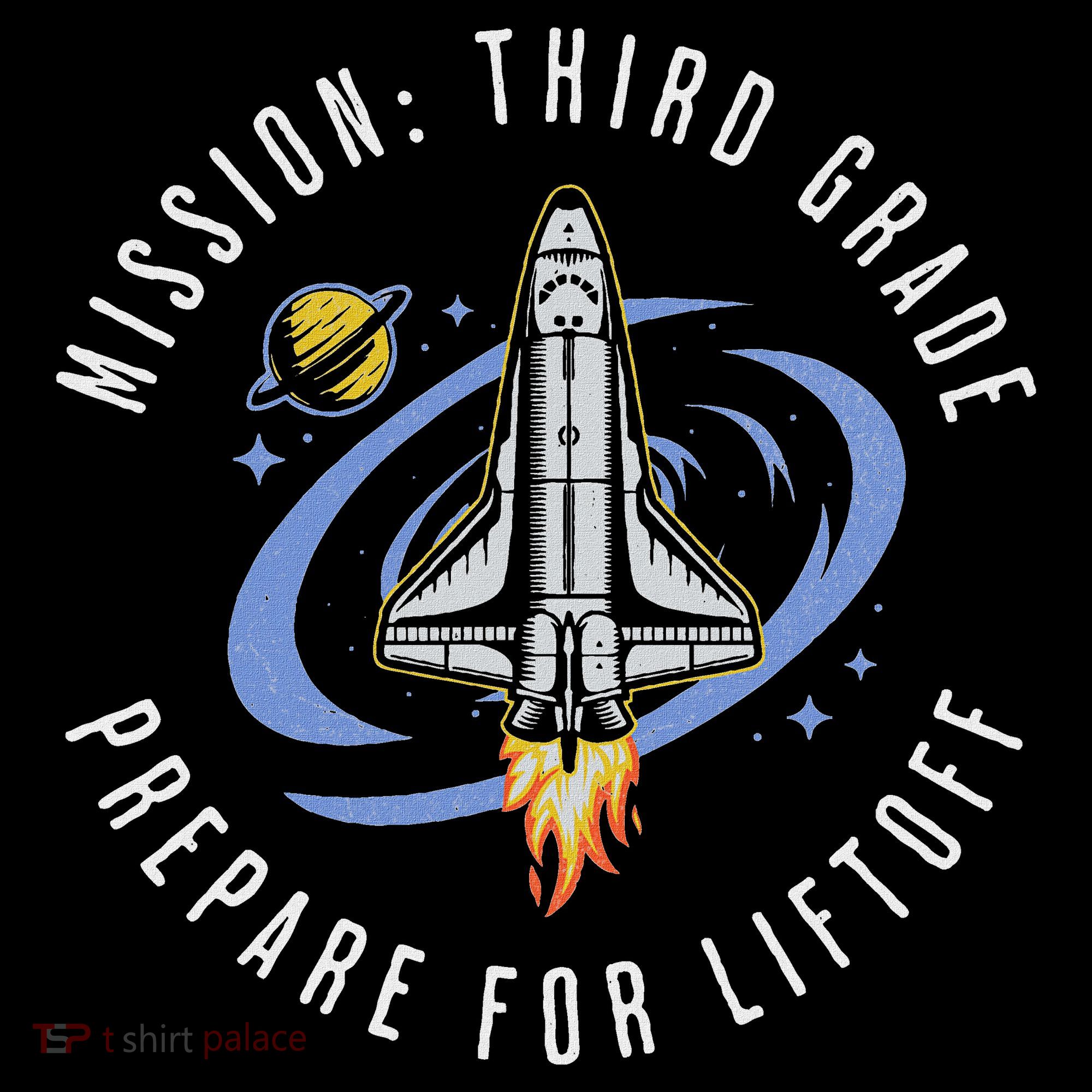 Mission Third Grade Space Rocket Back To School Vi Hoodie