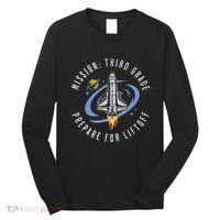 Mission Third Grade Space Rocket Back To School Vi Long Sleeve Shirt thumb 0