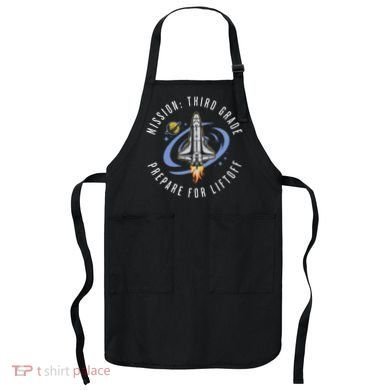 Mission Third Grade Space Rocket Back To School Vi Apron