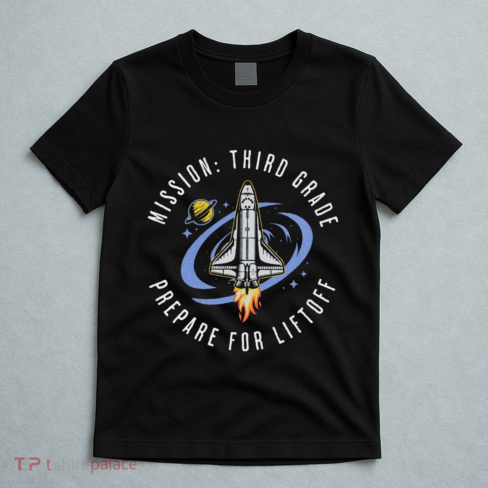 Mission Third Grade Space Rocket Back To School Vi T-Shirt